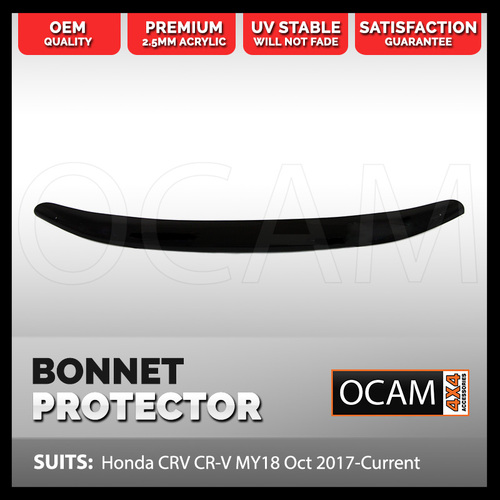 Bonnet Protector for Honda CRV CR-V MY18 Oct 2017-2022 Tinted Guard