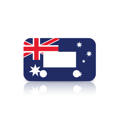 EVC Face Plate - Aussie Flag