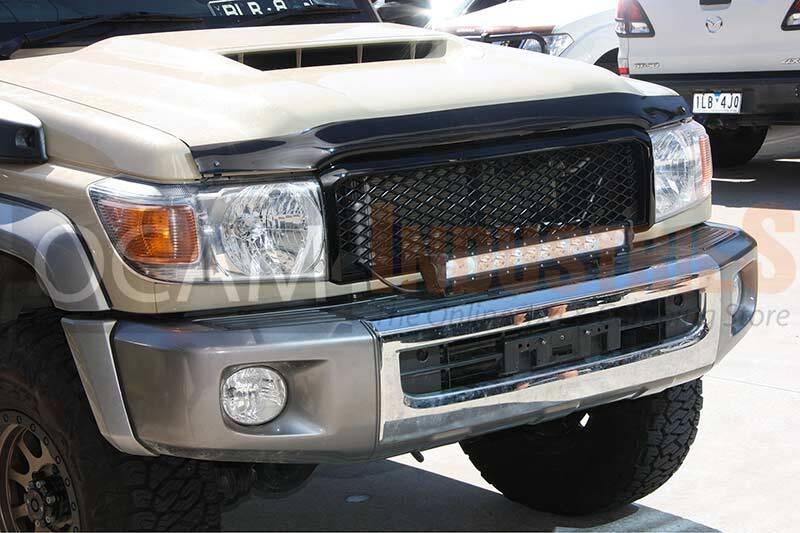 Front Mesh Grill for Toyota Landcruiser 70 76 78 79 Series 2007-21