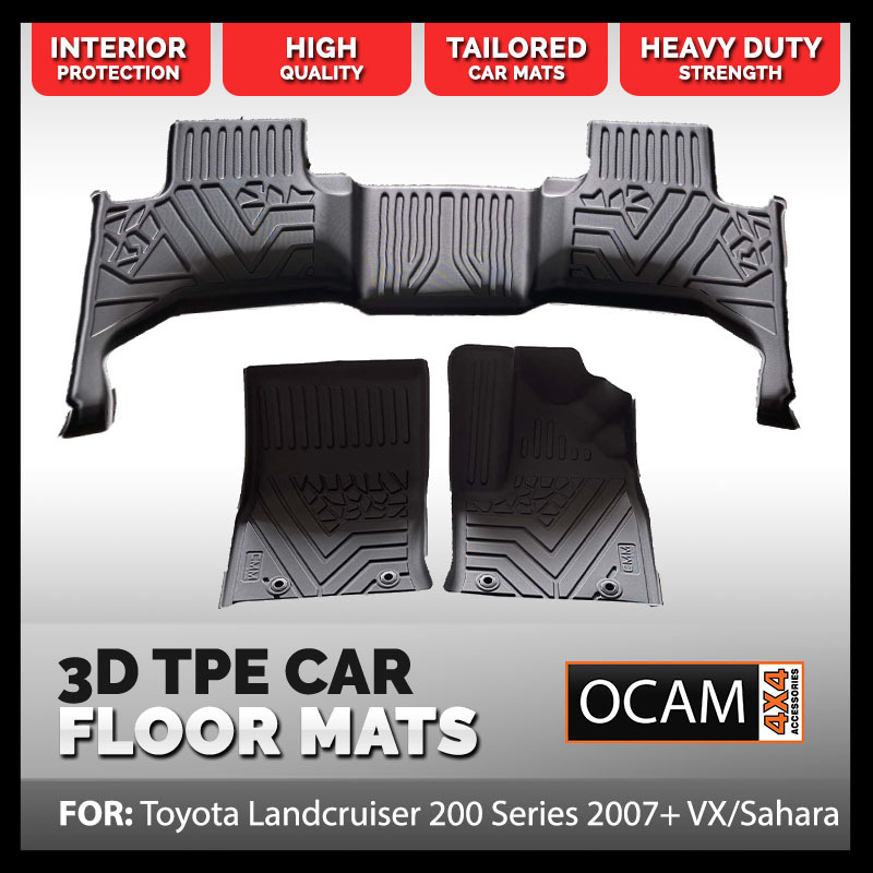 TPE Car Floor Mats Carpets Liners for Nissan Leaf Car Accessories