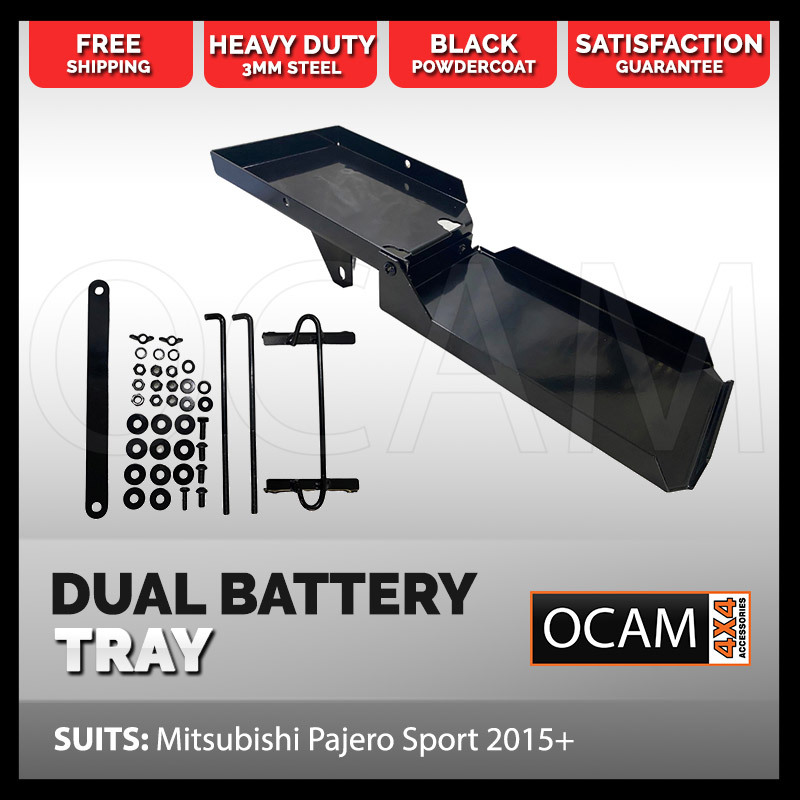 Optima Top or Side Post Battery Tray - with Extra Side Strap