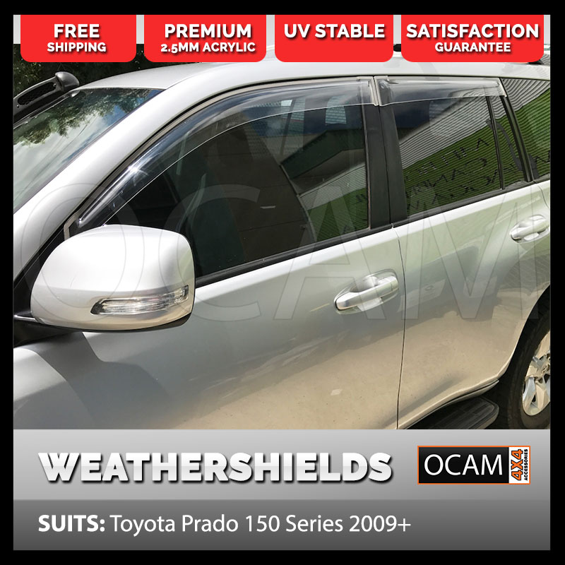 toyota prado 150 series weathershields