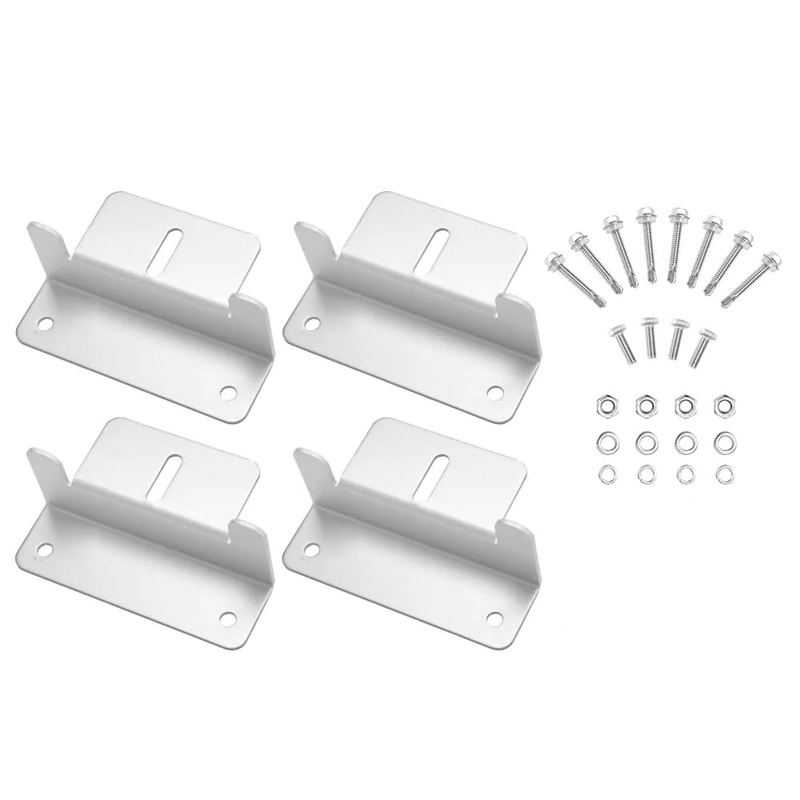 4pcs Z Style Solar Panel Mounting kits Aluminum Alloy Brackets