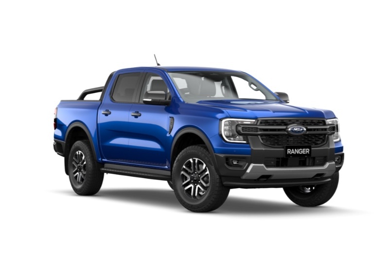 OCAM 4x4 Fibreglass Canopy for Ford Ranger PX 11/2011-07/2022, Dual Cab ...