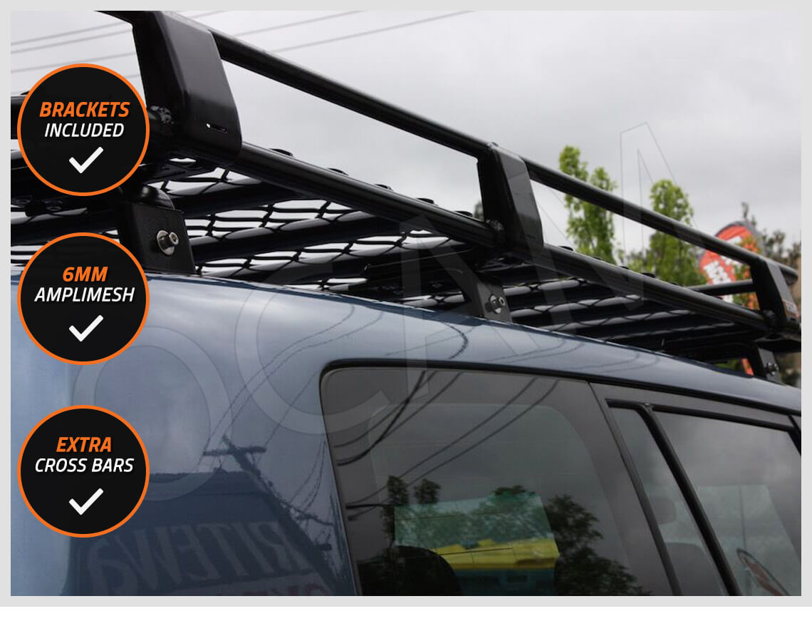 OCAM Aluminium Tradesman Roof Rack for Toyota Landcruiser 200 Series ...