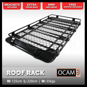 Aluminium Full Length Roof Rack Cage For Toyota FJ Cruiser 2011-2017 Alloy