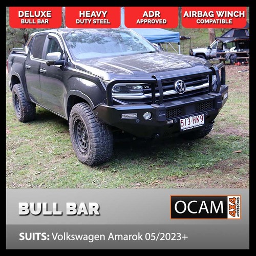 OCAM Deluxe Steel Bull Bar for Volkswagen Amarok 05/2023-On Winch Compatible
