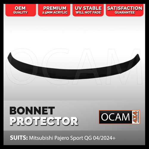 Bonnet Protector for Mitsubishi Pajero Sport QG 04/2024-Current Tinted Guard