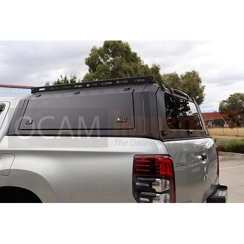 OCAM Aluminium Canopy For Mitsubishi Triton, MV, 2024-On, Dual Cab