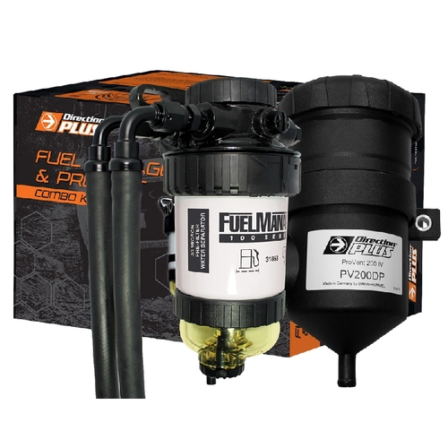 Fuel Manager Pre-Filter & Provent Dual Kit for Landcruiser 70 Series 2012-17 FMPV640DPK
