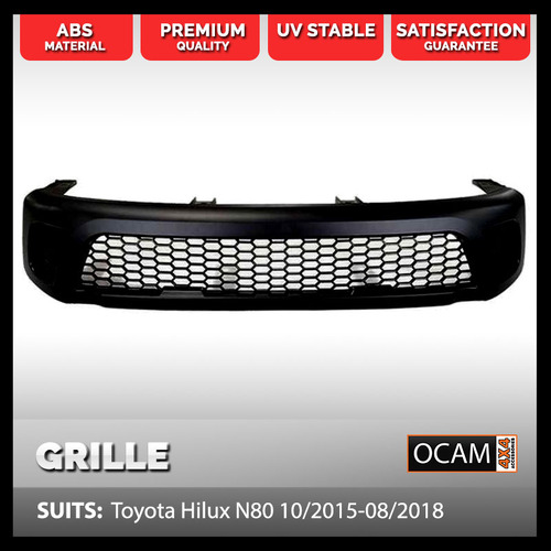 Front Grille TRD Style for Toyota Hilux N80 10/2015-08/2018 ABS Material