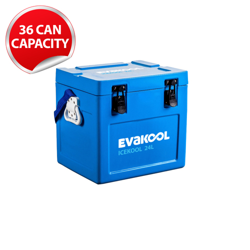 EvaKool Icekool 24L Icebox 25mm-Thick Insulation Polyethylene Material IK024