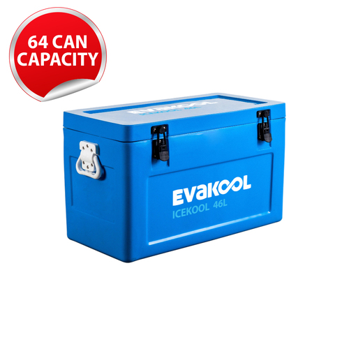 EvaKool Icekool 46L Icebox 25mm-Thick Insulation Polyethylene Material IK046