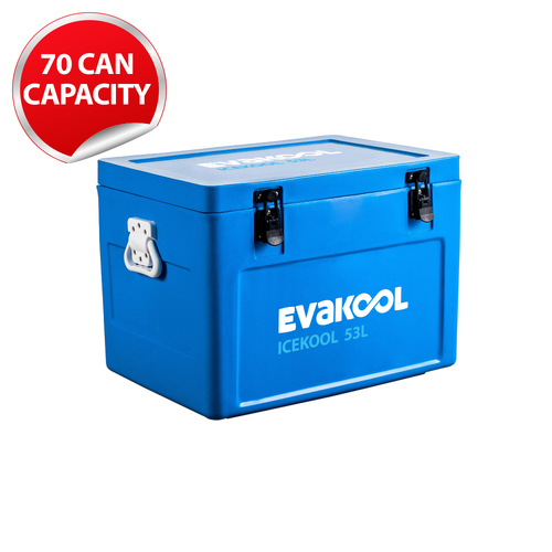 EvaKool Icekool 53L Icebox 25mm-Thick Insulation Polyethylene Material IK053