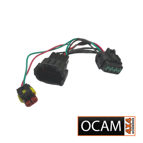 OCAM High Beam Adaptor Harness for Nissan Navara NP300 D23 07/2015-2022 Factory LED Headlights