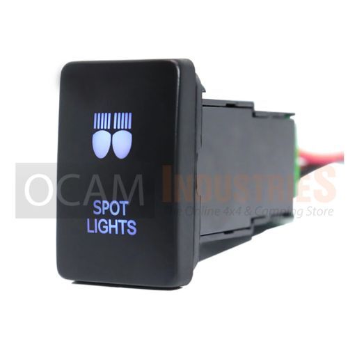 Driving Light Switch Suitable for Toyota, Mitsubishi, Suzuki Short Type Blue Light