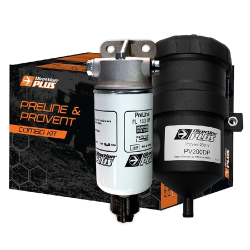 PreLine-Plus Pre-Filter & Provent Catch Can Kit for Ford Everest Next-Gen 7/2022 - Current 3.0L 6CYL PLPV671DPC