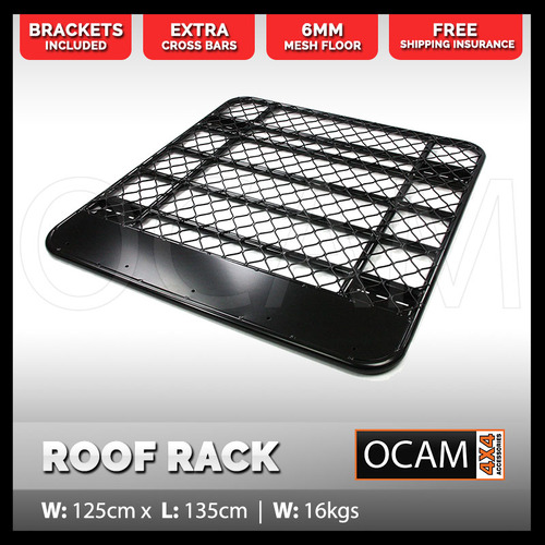 OCAM Aluminium Flat Roof Rack for LDV-T60 2017-Current Alloy Dual Cab Platform