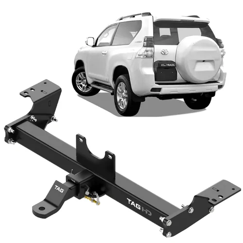 TAG+ Heavy Duty Towbar to suit Toyota Prado 120 150 Series 09/2002-On - NO SPARE TYRE UNDER