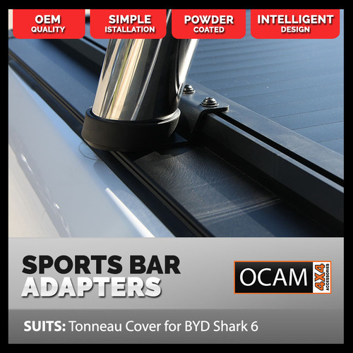 Adapter Brackets to fit Original BYD Shark 6 Sports Bar to OCAM Tonneau Cover