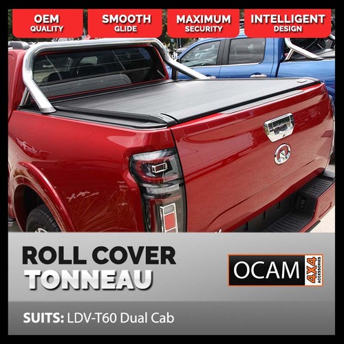 Retractable Tonneau Roll Cover For GWM Cannon Alpha 2024+, Electric Roller Shutter