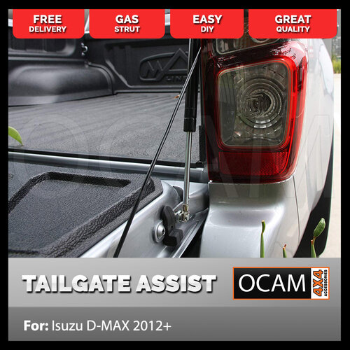 Tailgate Assist Strut Kit for Isuzu D-MAX, 2012-Current, DMAX Tail Gate
