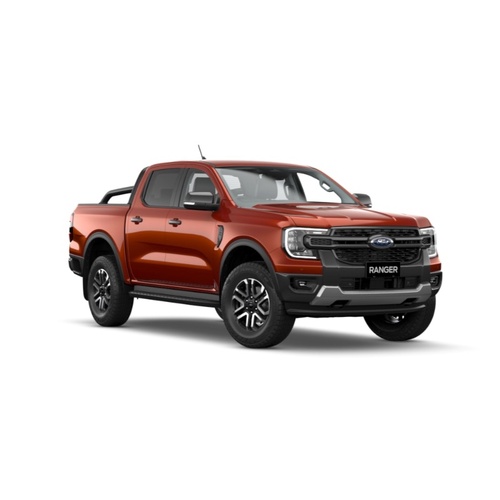 SMM TL1 Deluxe Steel Canopy For Ford Ranger Next-Gen, Raptor, 07/2022+, Dual Cab, Sedona Orange - PN4GR, Electronic