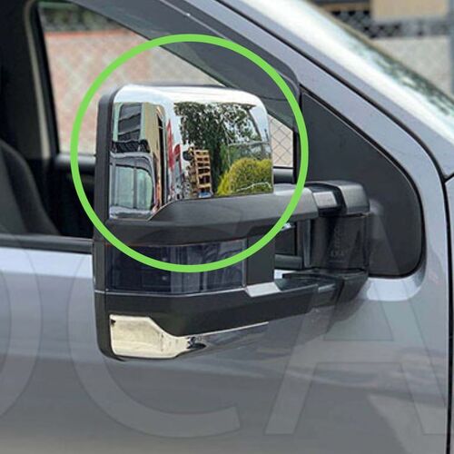 Replacement Back Cover for OCAM TM2 Towing Mirrors Passenger Side-Top Piece [Colour: Chrome]