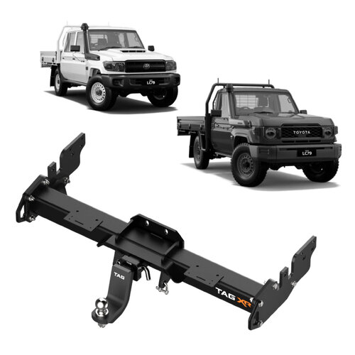 TAG Extreme Recovery Towbar & Direct Fit Wiring for Toyota Landcruiser 75/79 Series